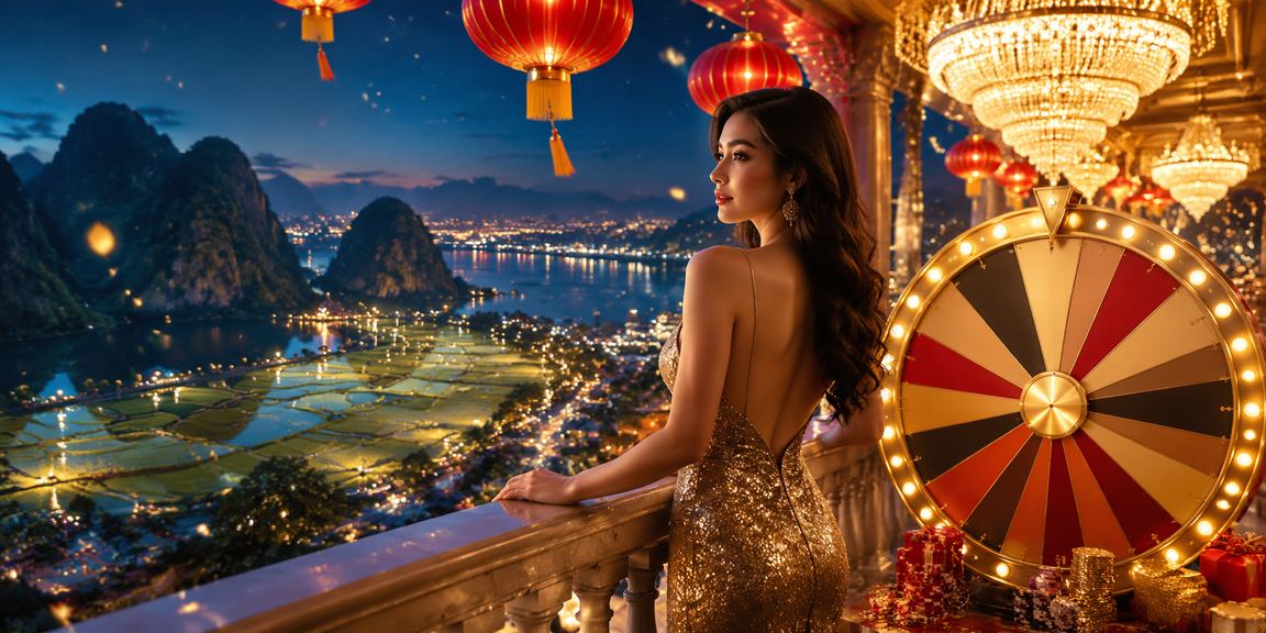 Màn hình quay số may mắn và giải thưởng tại khu vực Ninh Bình